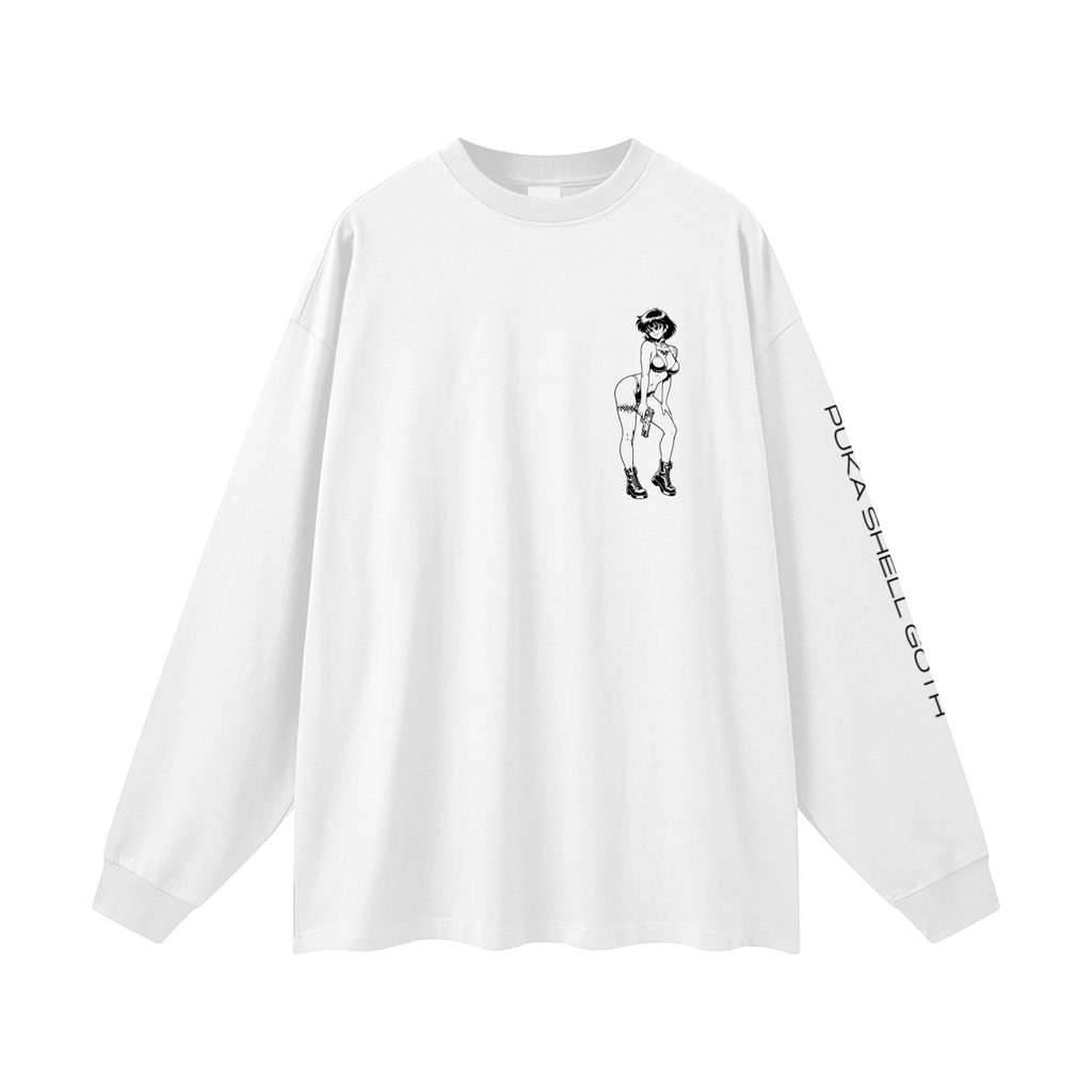 GANGSTLAKED & HOT Oversized Long Sleeve T-Shirt